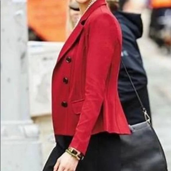 Cabi Rhubarb Red Outing Blazer - Picture 2 of 16